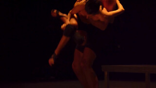 5. Topless performance art piece