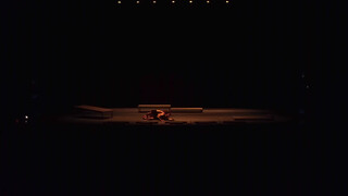 7. Topless performance art piece