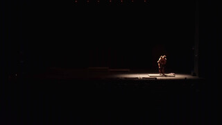 8. Topless performance art piece