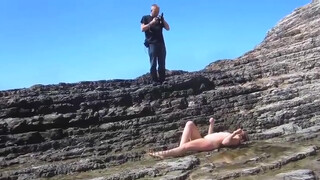 8. nude photoshoot beach first nude 0:23