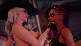 4. Futanari Ashe Fucks Sombra
