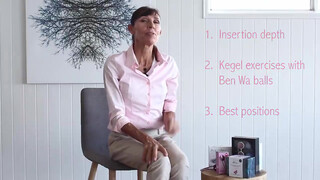 1. Girl Masturbating and Putting Balls Inside Her. Very educational