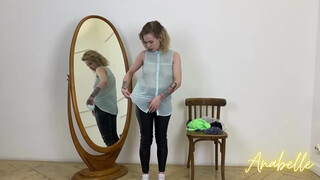 7. 1:04 Transparent clothes