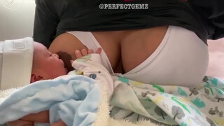 Breastfeeding Young Mom