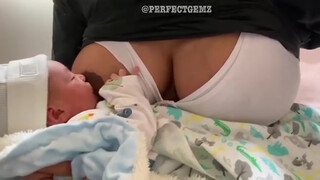 8. Breastfeeding Young Mom
