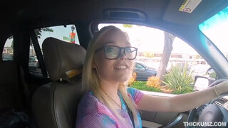 3. Blonde Naked blowjob in the end