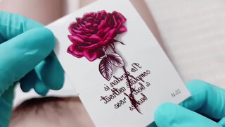 1. Rose tattoo… and thick and full bush (0:38)