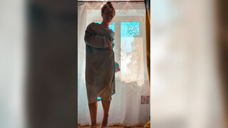 5. Usually Marta wears underwear but it seems her videos are getting bolder, 0:24 in “Dancing at the window”