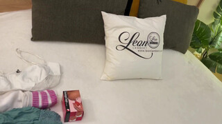 1. Super hot pretty girl makes a dick with toy and do a try on with panties, upskirt no panties starting at 00:51 but more visible like at 02:45 and at 02:48 with transparent thong