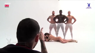 5. Topless photoshoot Behiend the Scenes