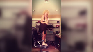 10. Sheer dress, no panties. Possible pussy flashes?