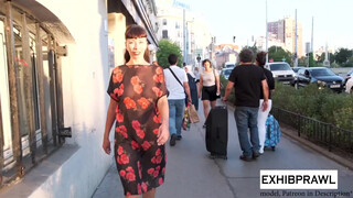 9. See through Dress Public Walk
