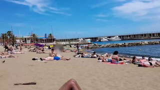 5. Barcelona beach titties