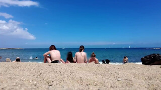 7. Barcelona beach titties