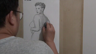 4. Nude pencil/pen art