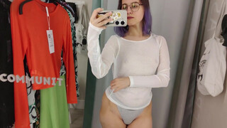 see through try on haul