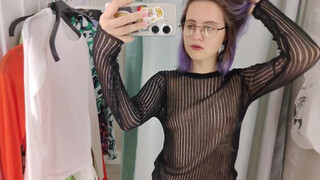 1. see through try on haul