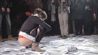 8. 5.40 quick glimpse of undercarriage. Art Piss On Money And Politics, 2012