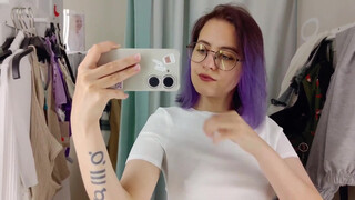 4. Cute girl BIG ASS / small tits ( 2:15 ASS ) ( 2:56 clear A CUPS)