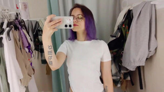 Cute girl BIG ASS / small tits ( 2:15 ASS ) ( 2:56 clear A CUPS)