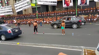 4. Mexican city protest – 0:19