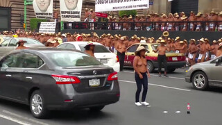 5. Mexican city protest – 0:19