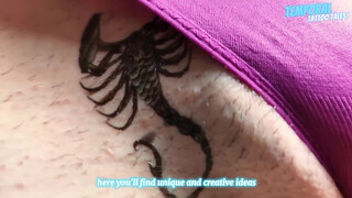 1. TEMPORARY TATTOO | Magic tattoo Beautiful Scorpion ???? #011