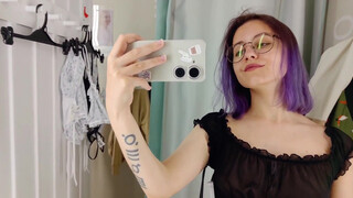 2. revealing try on nip slip at 1:38