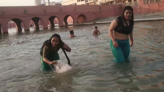 9. desi hot bath in river – no nudity. *#*#*#