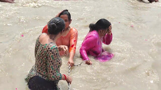 1. desi river bath seethrough no nudity. *#*#*#
