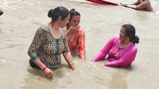2. desi river bath seethrough no nudity. *#*#*#