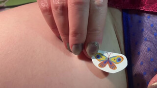 2. Temporary tattoos | Beautiful yellow Butterfly | Sticker Tattoo