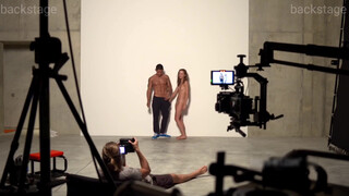 7. [TIMESTAMPED] naked female posing with naked male model – lots of pussy
