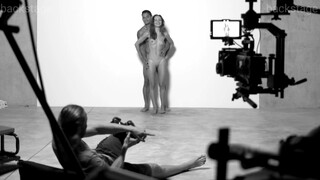 10. [TIMESTAMPED] naked female posing with naked male model – lots of pussy