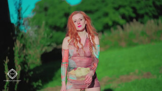 5. See Through International fashion Model Rebecca Catwalk