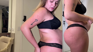 7. Pregnant body tour 1:59 boobs