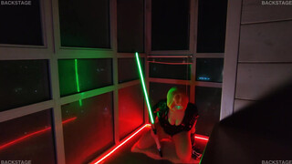 6. Uncensored CyberPunk NUDE ART Video backstage with the TOP model Makatsuge | Part 1