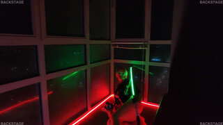 8. Uncensored CyberPunk NUDE ART Video backstage with the TOP model Makatsuge | Part 1