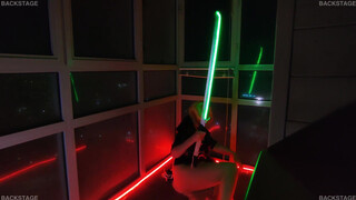 9. Uncensored CyberPunk NUDE ART Video backstage with the TOP model Makatsuge | Part 1