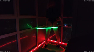 2. Uncensored CyberPunk NUDE ART Video backstage with the TOP model Makatsuge | Part 1