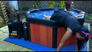 2. Boob flash in the hot tub (1:12)