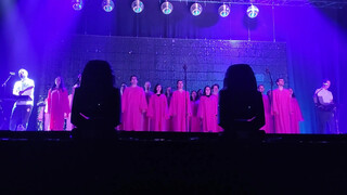 2. Two singers get their tits out on stage (3:12)