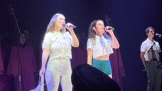 3. Alternate angle: two singers get their tits out on stage (2:22)