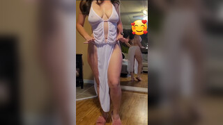6. Sexy sipp sheer cosplay dress
