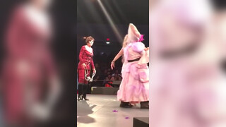 9. Part of a theatre production – Actress exposes her boobs at 0:50