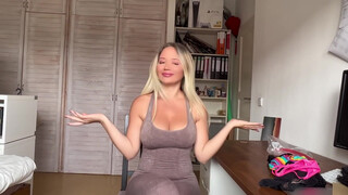 1. Transparent clothes try on haul