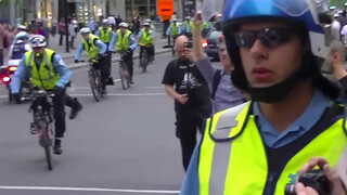 5. Nude protester with impressively full bush (9:51)