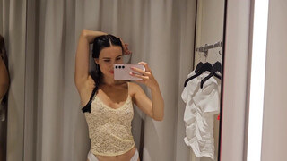 9. Try on haul see thru lingerie