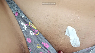 7. Temporary Tattoo Pussy Slip 1:26