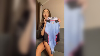 1. sexy video, tits are clearly visible 0:35, tits in a very small bra 2:30